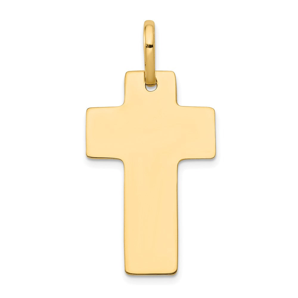 Charlie & Co Jewelry | 14k Polished Cross Charm - Model D3137
