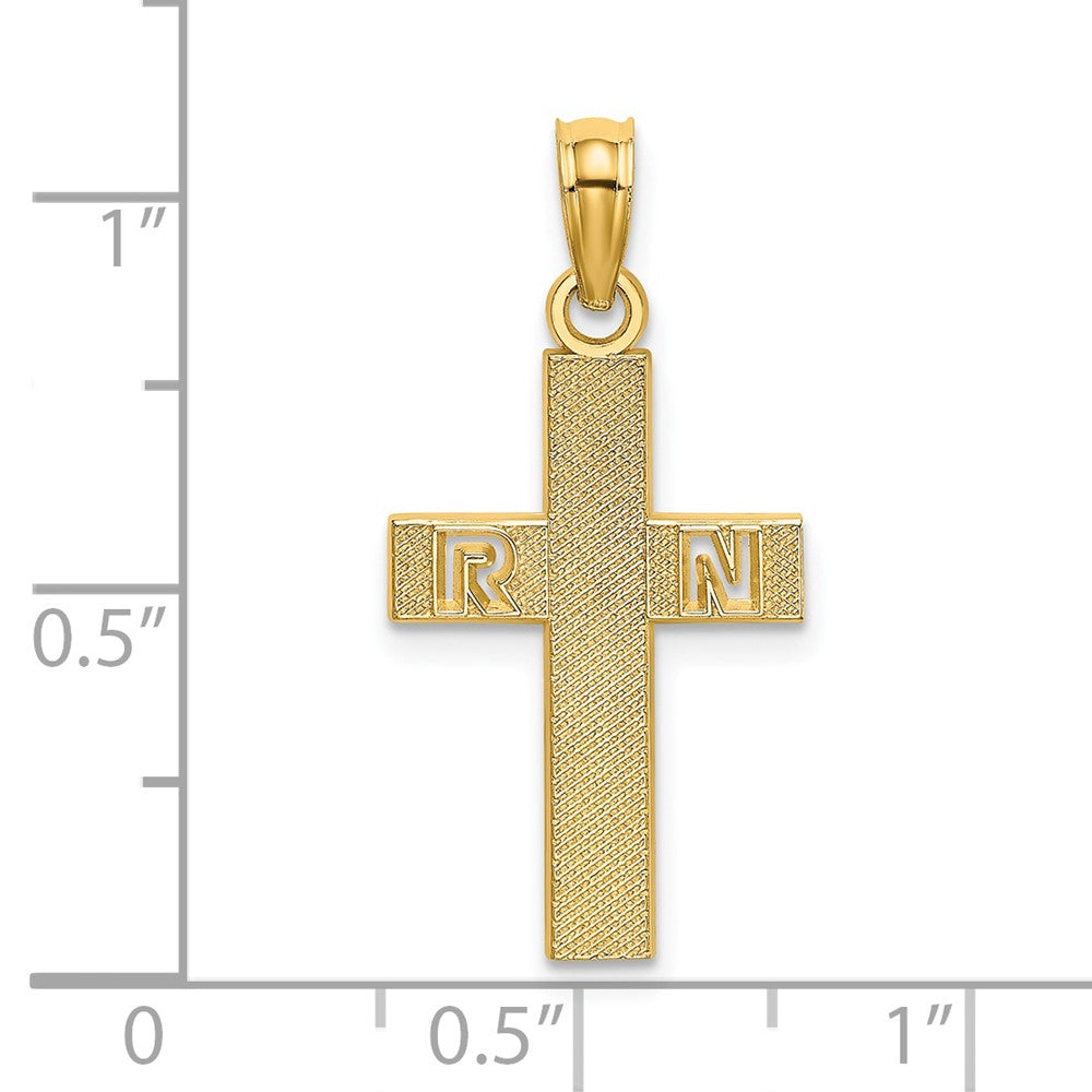Charlie & Co Jewelry | 14k Rn Cross Charm - Model D3481