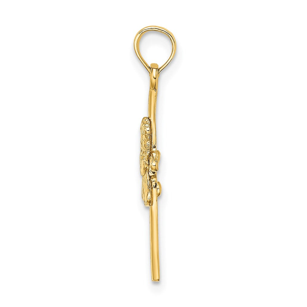 Charlie & Co Jewelry | 14k Praying Girl Cross Charm - Model D3734