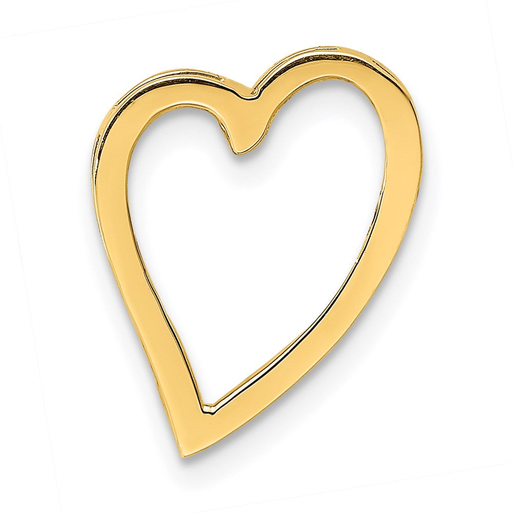 Charlie & Co Jewelry | 14k Polished Heart Chain Slide - Model D3822