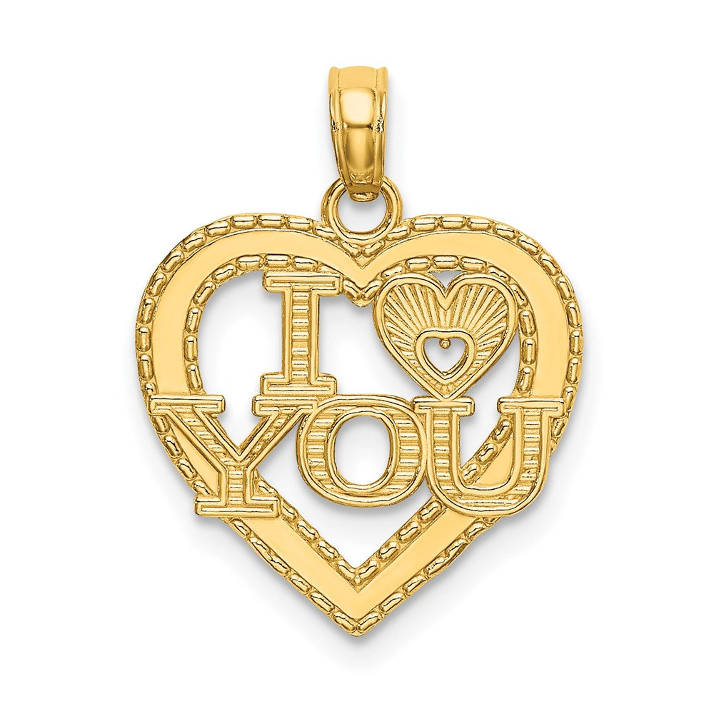 Charlie & Co Jewelry | 14k I Heart You Charm - Model D3874