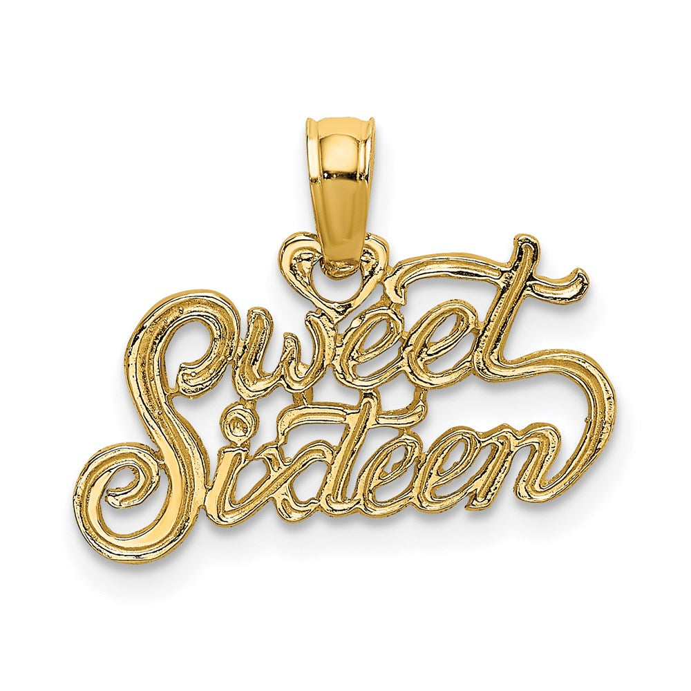 Charlie & Co Jewelry | 14k Sweet Sixteen Charm - Model D3911