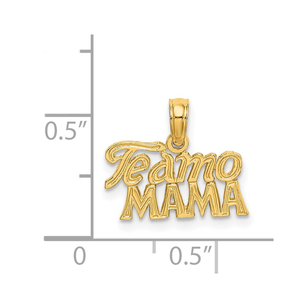 Charlie & Co Jewelry | 14k Te Amo Mama Charm - Model D3923