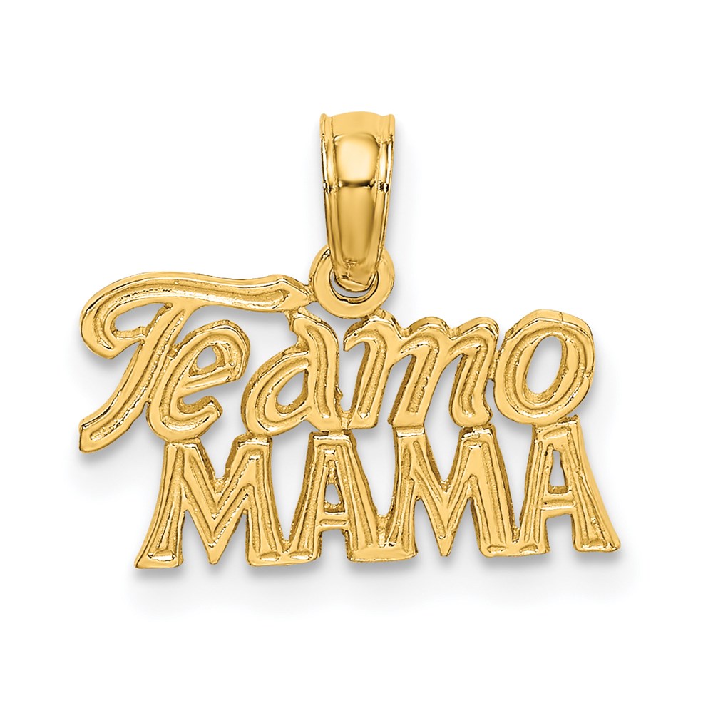 Charlie & Co Jewelry | 14k Te Amo Mama Charm - Model D3923