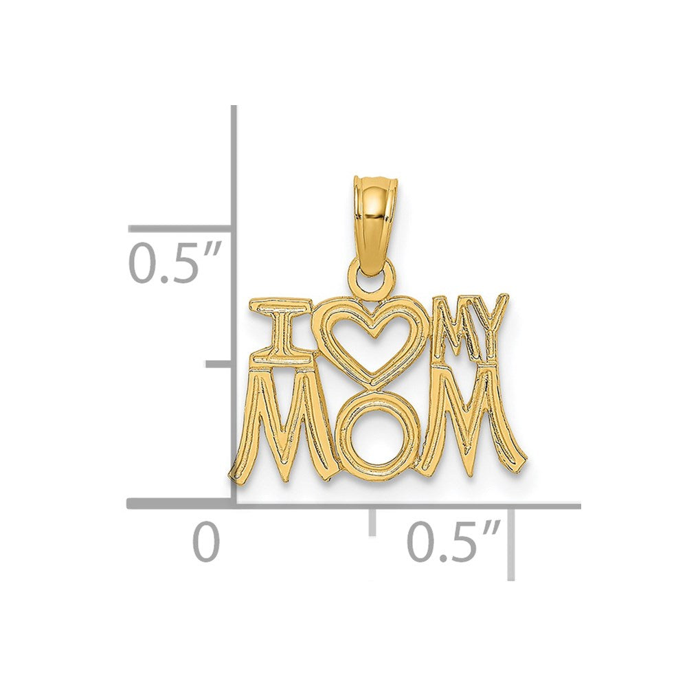 Charlie & Co Jewelry | 14k I Heart My Mom Charm - Model D3939