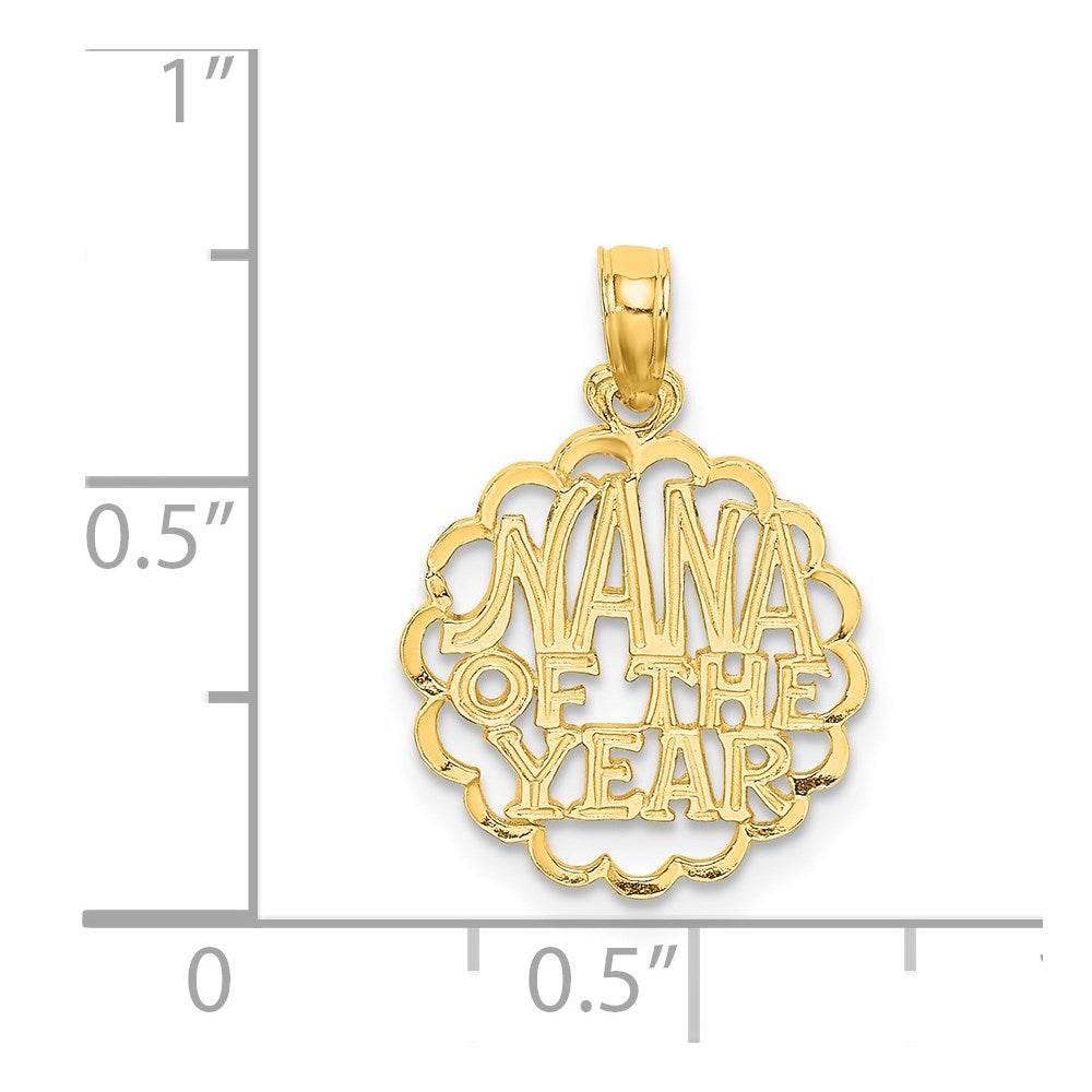 Charlie & Co Jewelry | 14k Nana Of The Year  Charm - Model D3961
