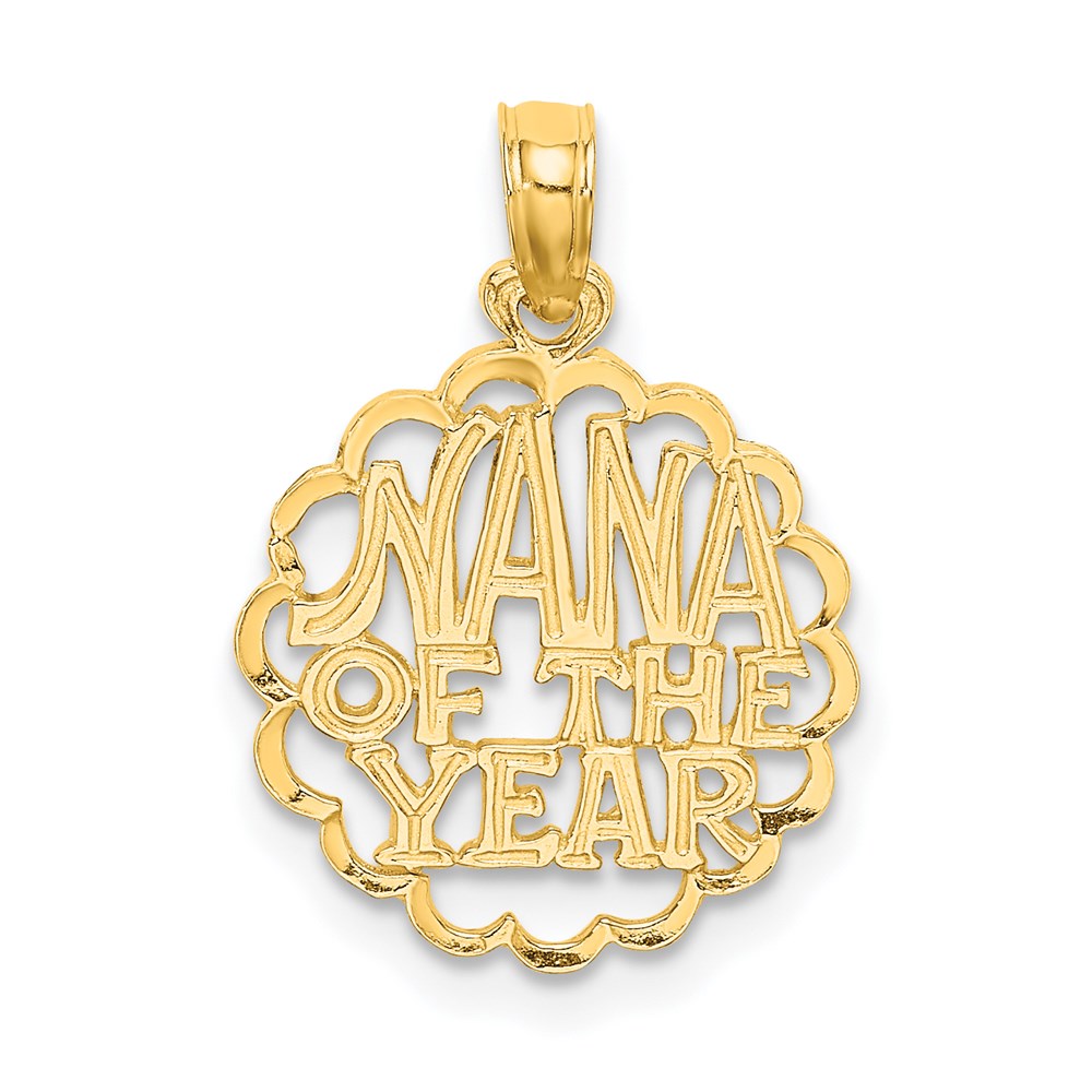 Charlie & Co Jewelry | 14k Nana Of The Year  Charm - Model D3961