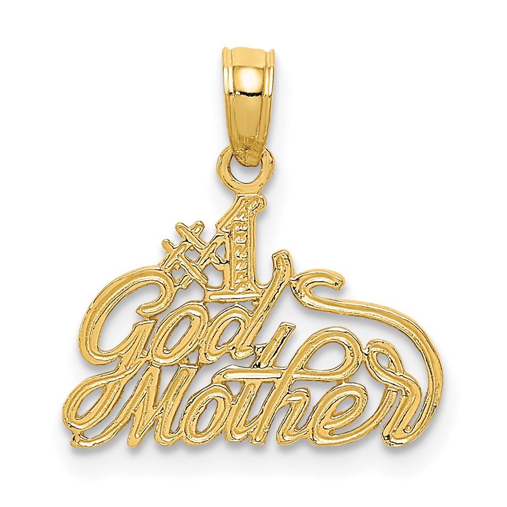 Charlie & Co Jewelry | 14k #1 Godmother Pendant - Model D3964