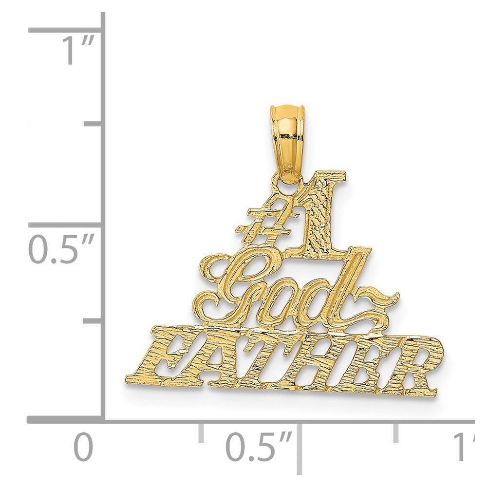 Charlie & Co Jewelry | 14k #1 Godfather Charm - Model D3978
