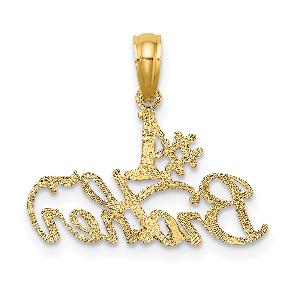 Charlie & Co Jewelry | 14k #1 Brother Charm - Model D3982