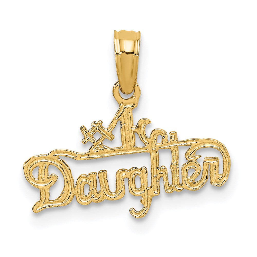 Charlie & Co Jewelry | 14k #1 Daughter Charm - Model D3989