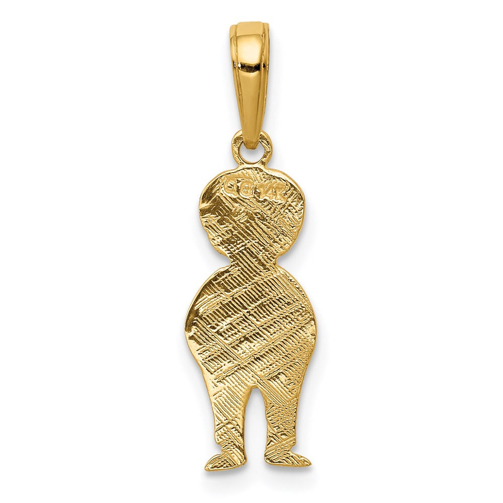Charlie & Co Jewelry | 14k Boy With Hands In Pocket Pendant - Model D3991