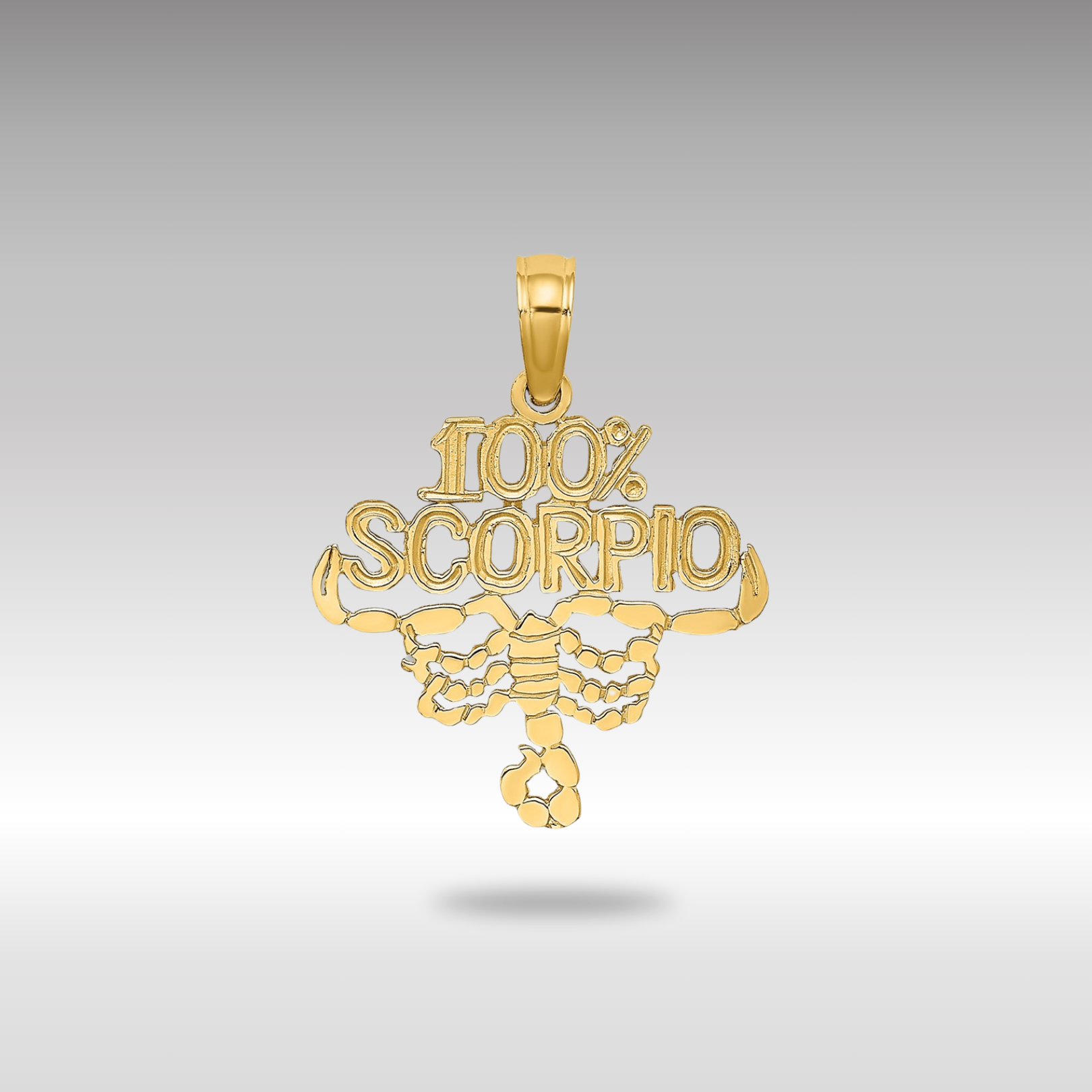 Gold 100% SCORPIO Small Zodiac Charm Model-D4061