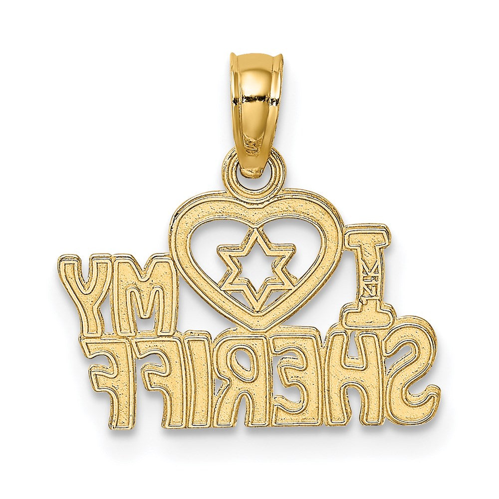 Charlie & Co Jewelry | 14k I Heart My Deputy Charm - Model D4075