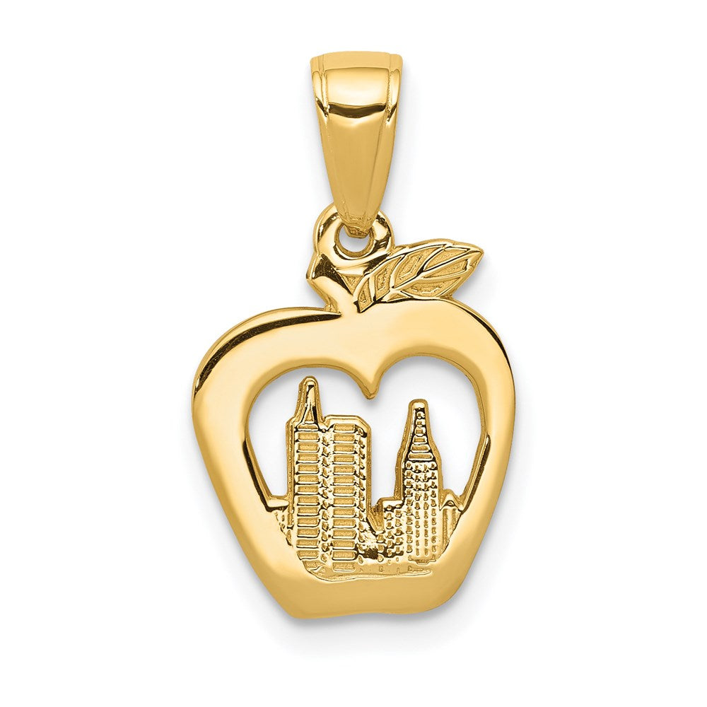 Charlie & Co Jewelry | 14k New York Skyline In Apple Pendant - Model D4083