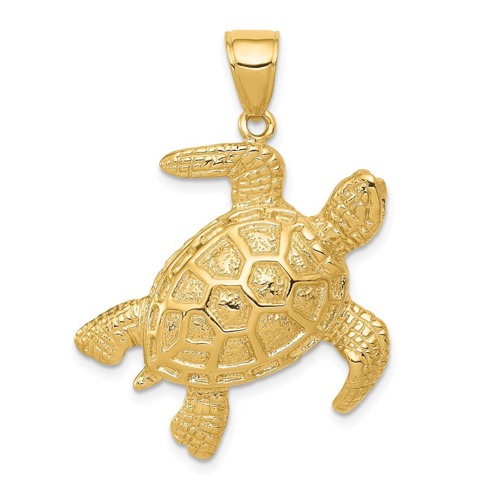 Charlie & Co Jewelry | 14k Sea Turtle Pendant - Model D4221