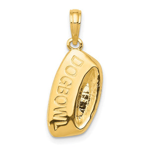 14K Gold Dog Bowl Pendant - Charlie & Co. Jewelry