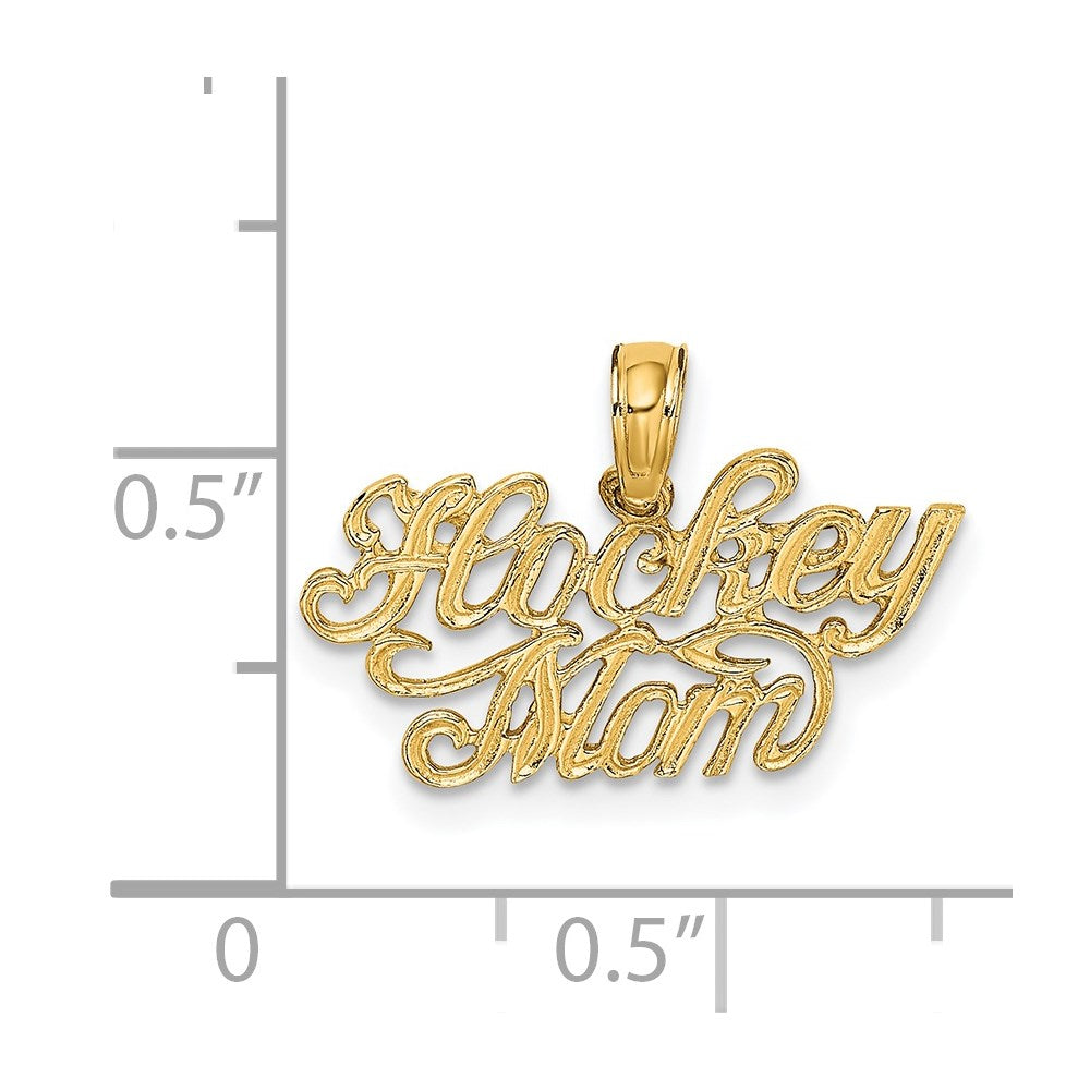 Charlie & Co Jewelry | 14k Hockey Mom Charm - Model D4278