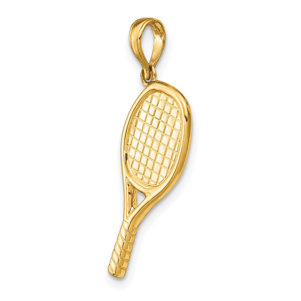 Charlie & Co Jewelry | 14k 3-d Racquetball Pendant - Model D4285