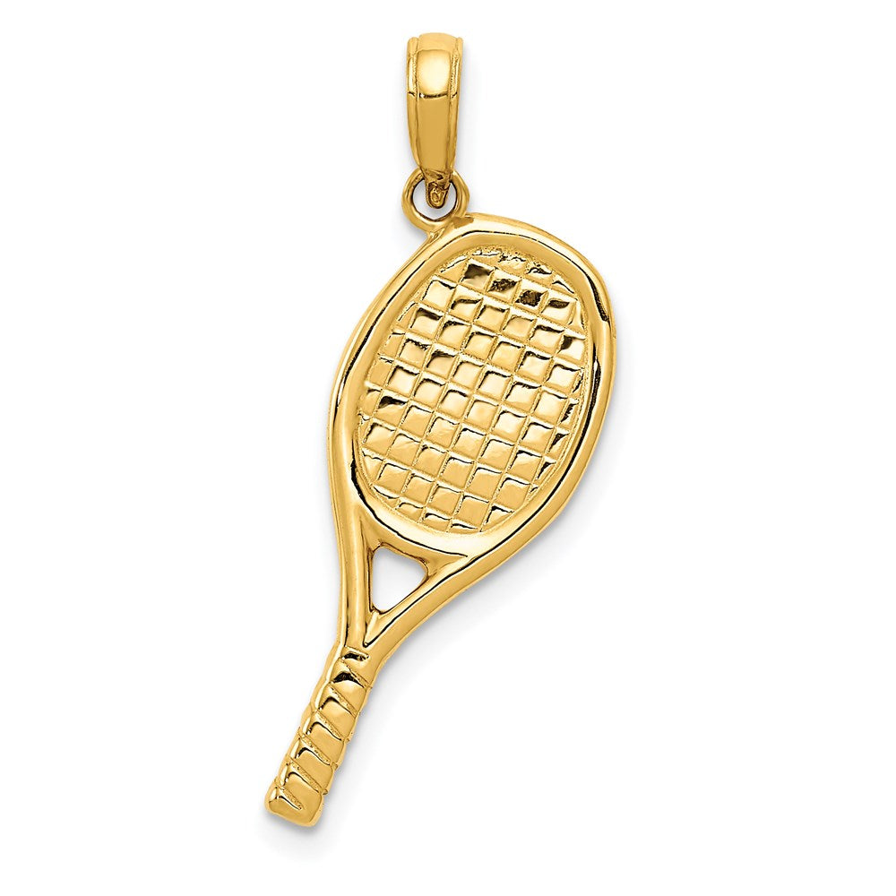 Charlie & Co Jewelry | 14k 3-d Racquetball Pendant - Model D4285