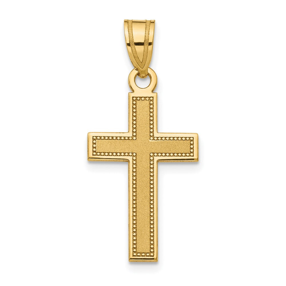 Charlie & Co Jewelry | 14k Small Satin Cross Pendant - Model D4296