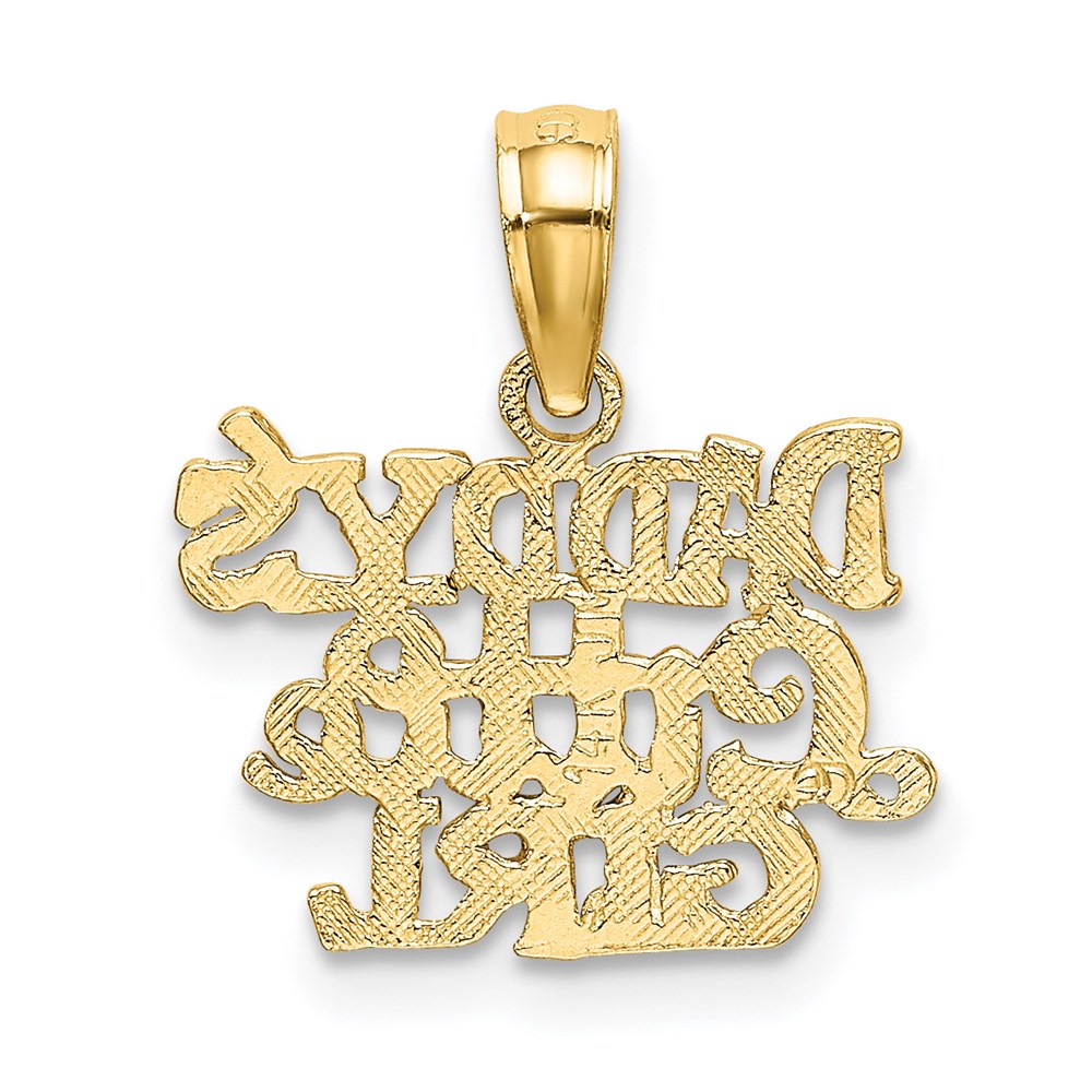 Charlie & Co Jewelry | 14k Polished  Daddys Little Girl Charm - Model D4365