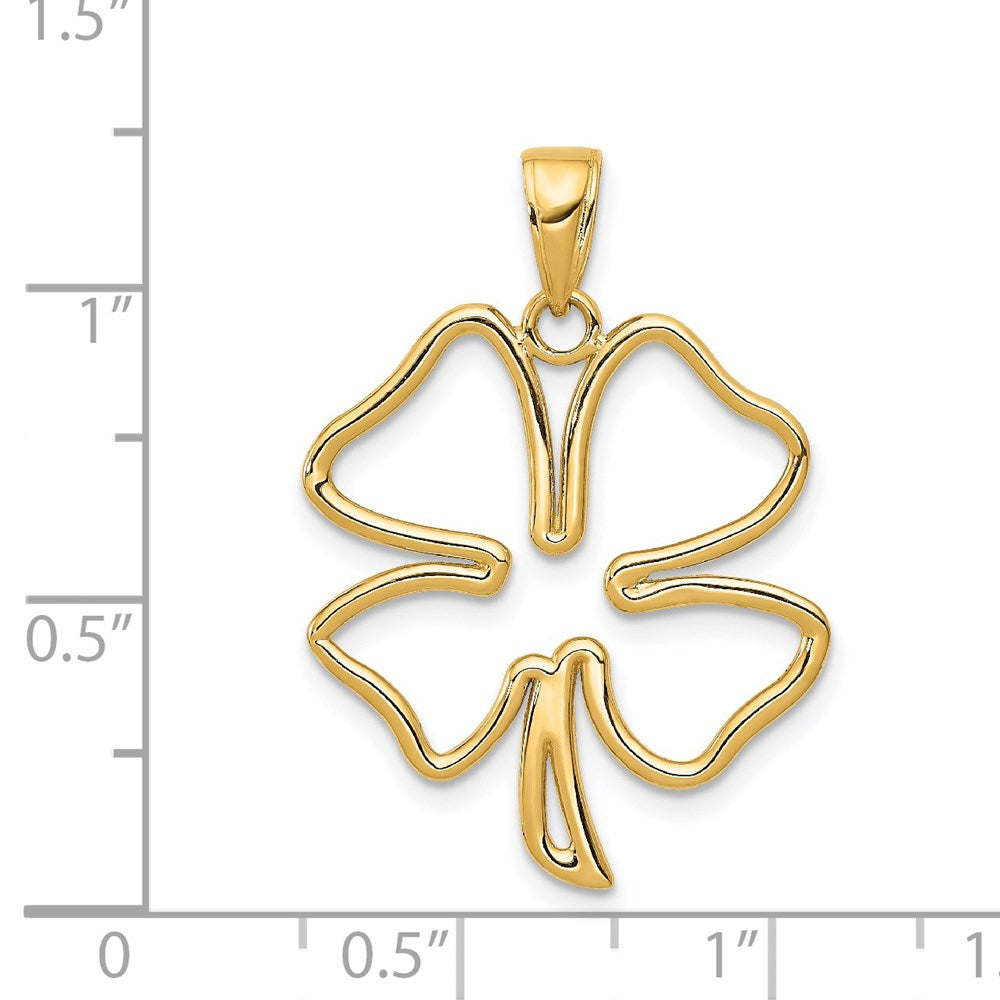 Charlie & Co Jewelry | 14k Polished Cut Out 4-leaf Clover Pendant - Model D4372
