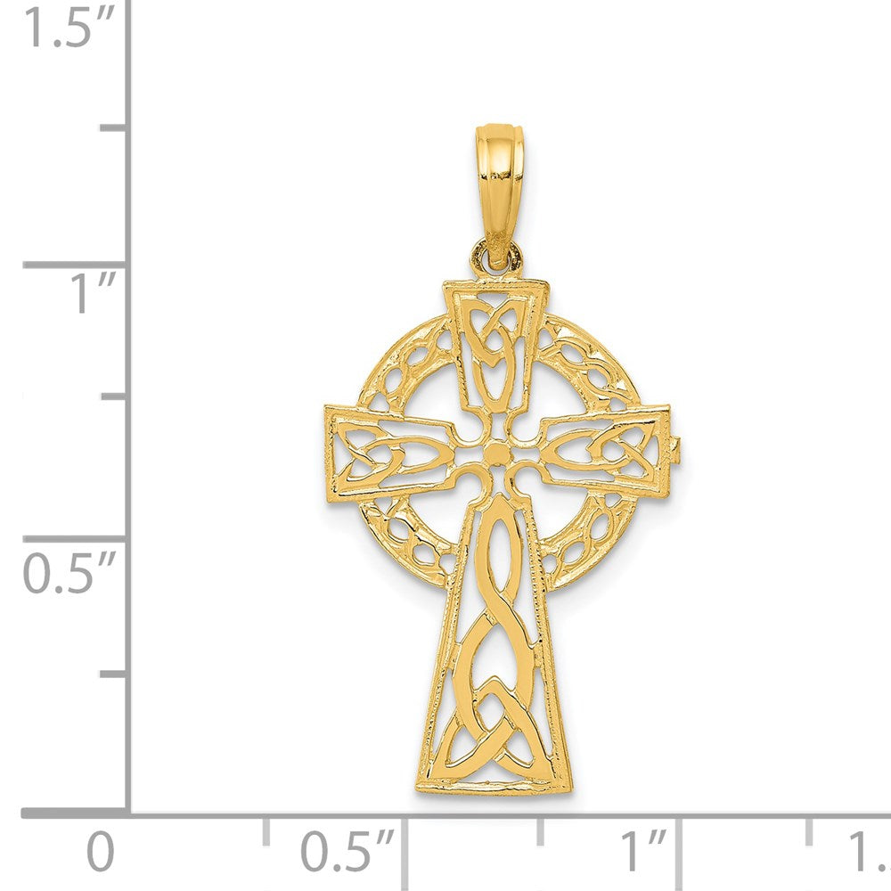 Charlie & Co Jewelry | 14k Polished Celtic Cross Pendant - Model D4446