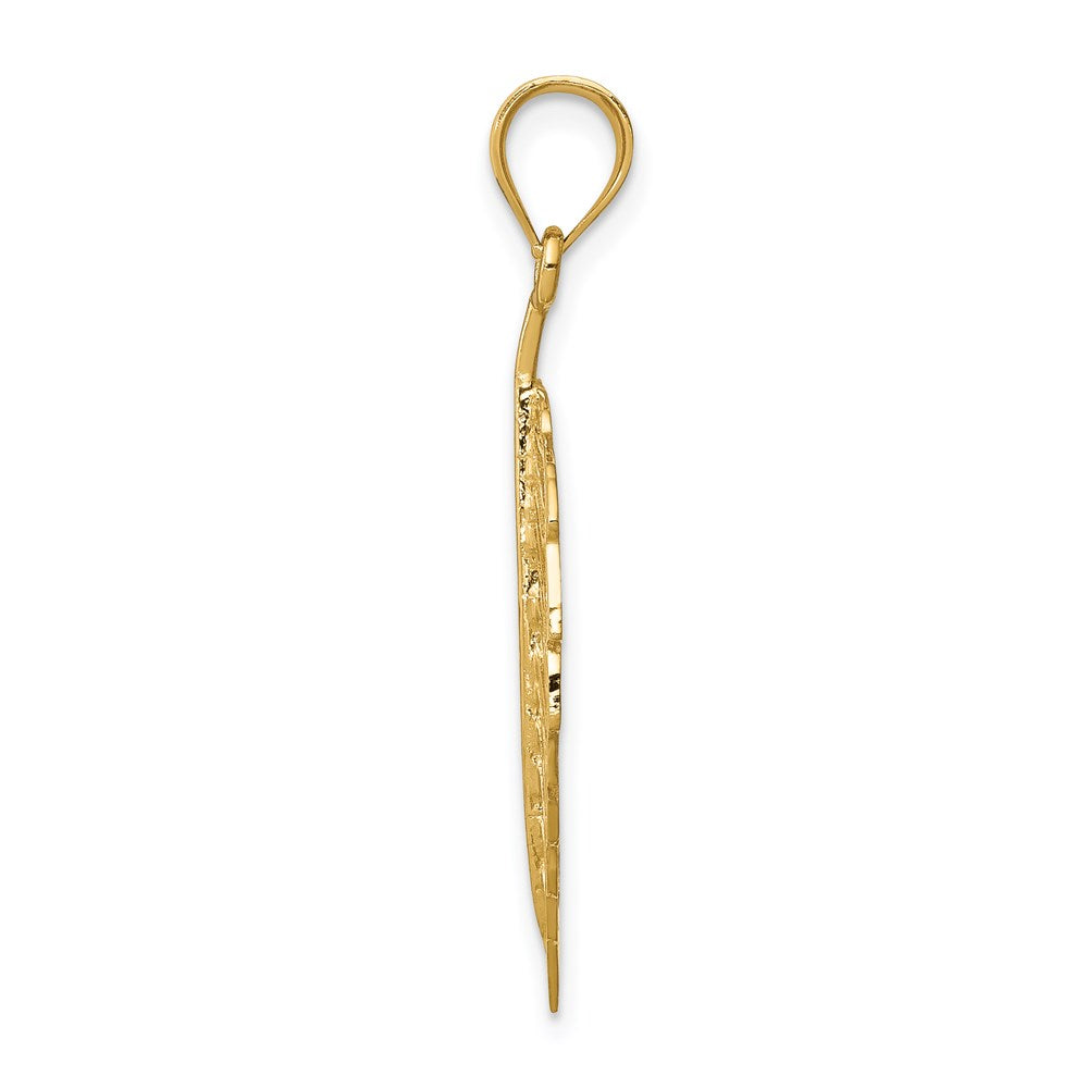 Charlie & Co Jewelry | 14k Polished Leaf Pendant - Model D4453