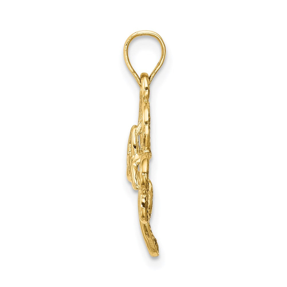 Charlie & Co Jewelry | 14k Polished Trinity Clover Pendant - Model D4572