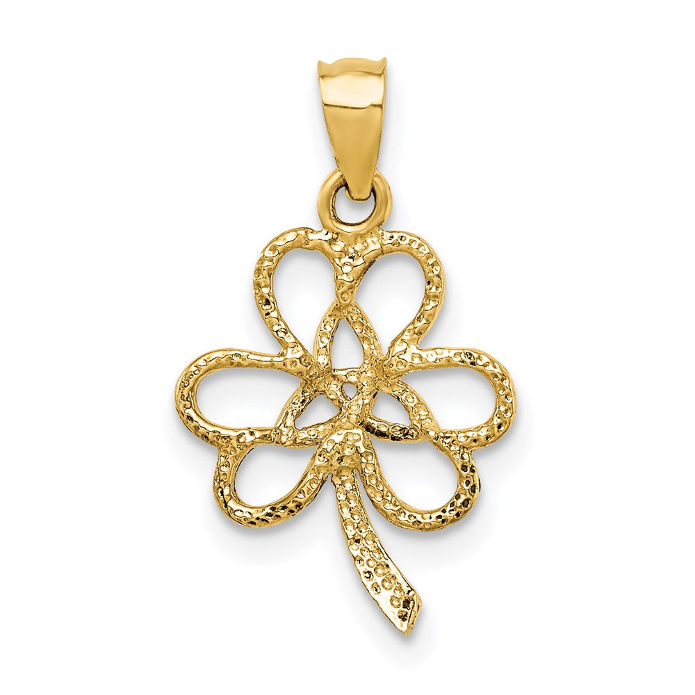 Charlie & Co Jewelry | 14k Polished Trinity Clover Pendant - Model D4572