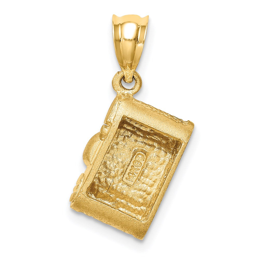 Gold Polished Camera Pendant Necklace Model-D4610 - Charlie & Co. Jewelry