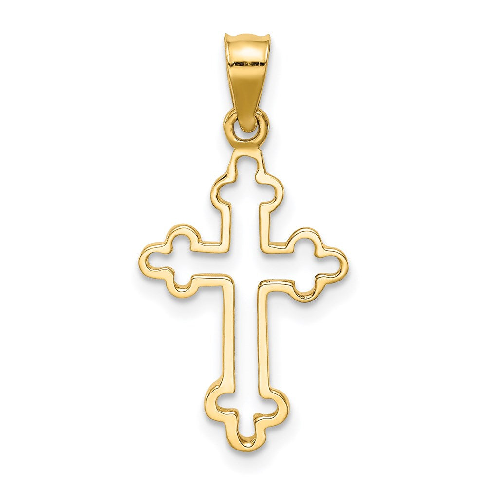 Charlie & Co Jewelry | 14k Polished Cross Pendant - Model D4652