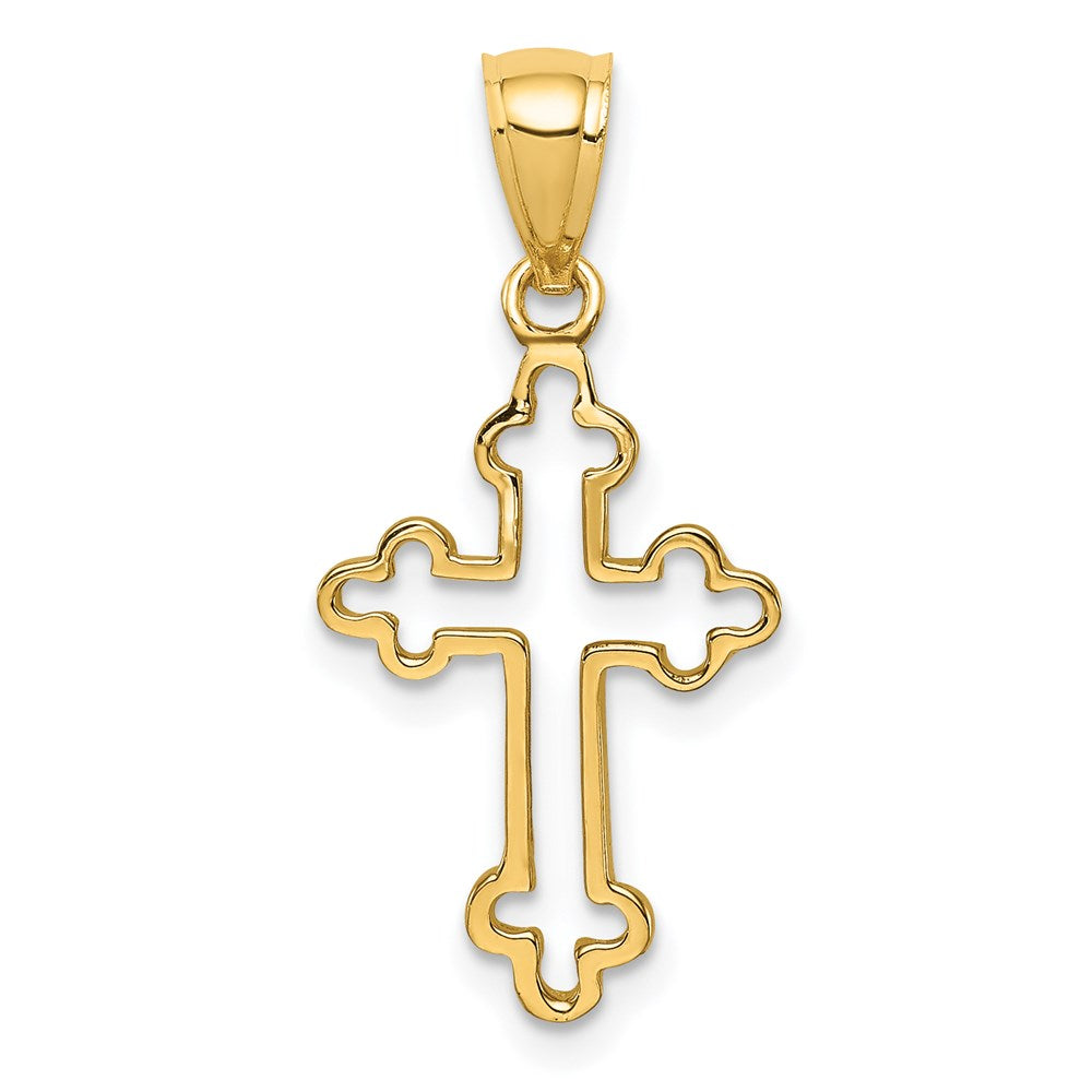 Charlie & Co Jewelry | 14k Polished Cross Pendant - Model D4652