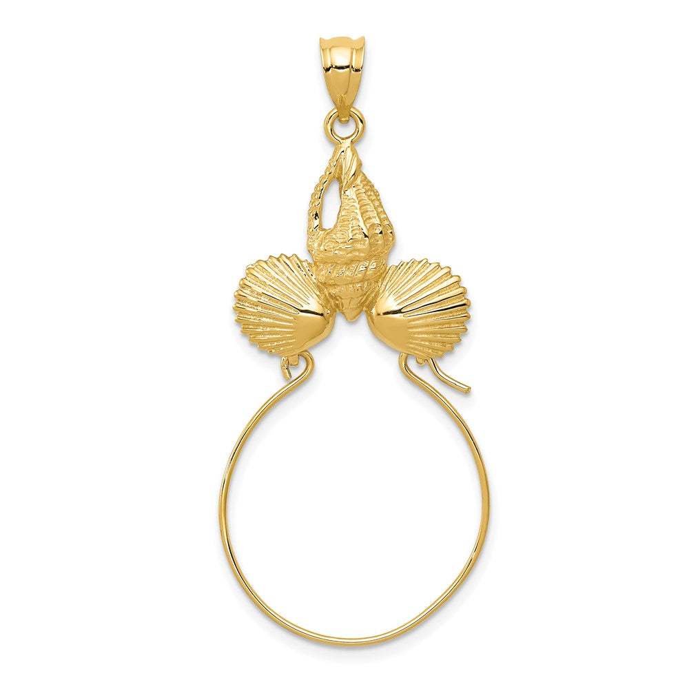 Charlie & Co Jewelry | 14k Sea Shell Charm Holder - Model D5