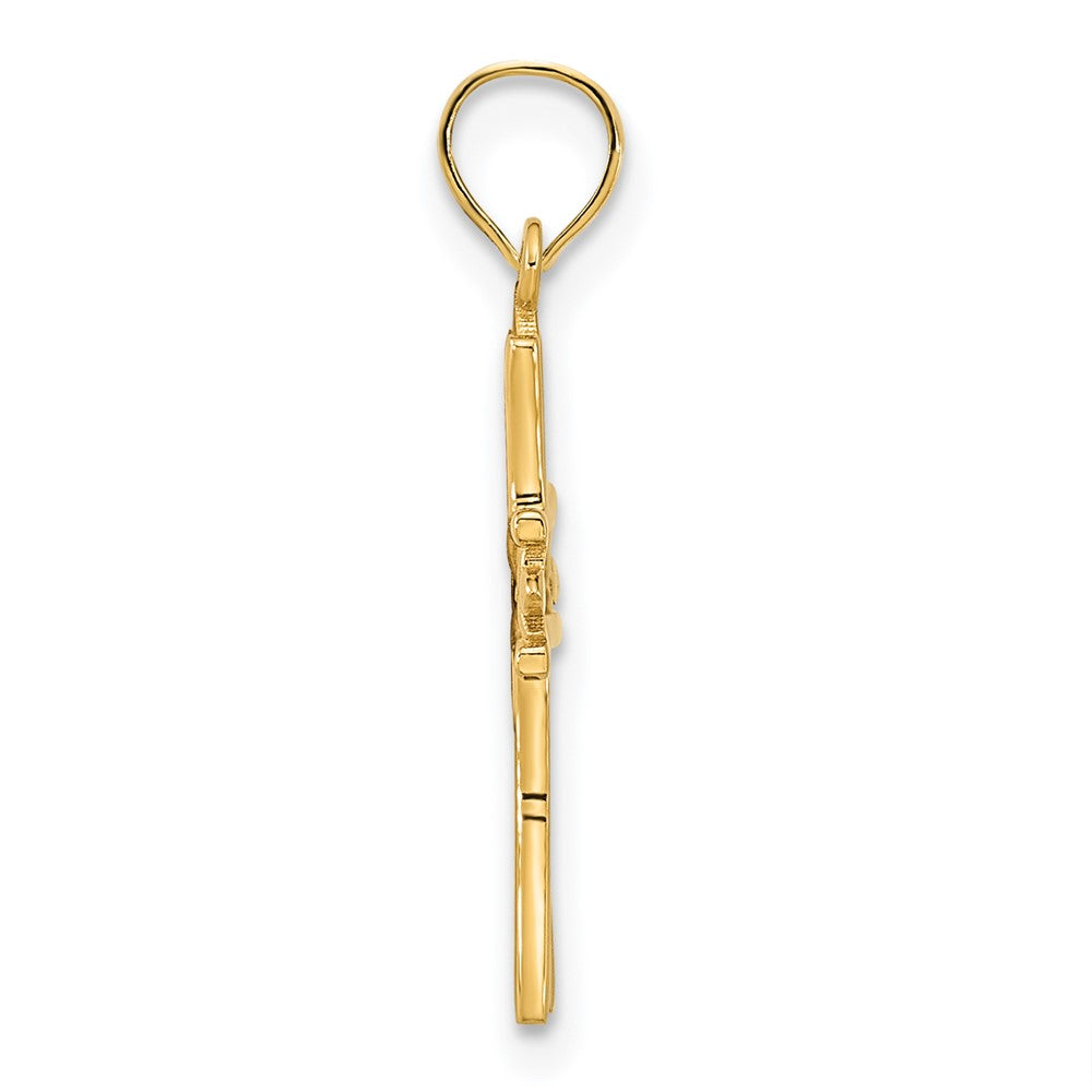 Charlie & Co Jewelry | 14ky Fancy Cross Pendant - Model D5032