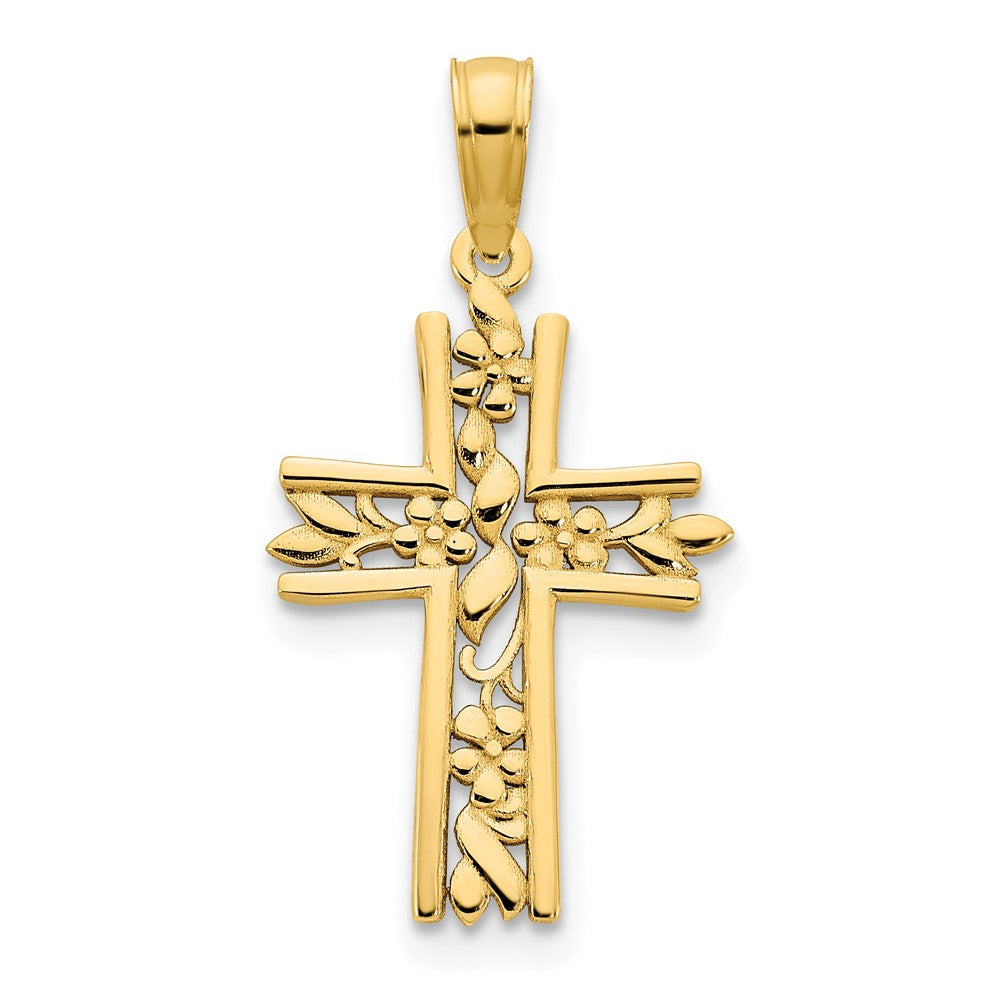 Charlie & Co Jewelry | 14ky Fancy Cross Pendant - Model D5032