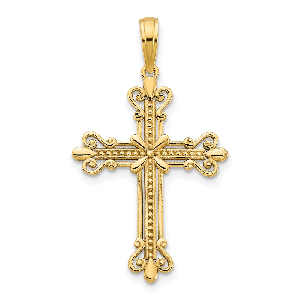 Charlie & Co Jewelry | 14k Fancy Cross Pendant - Model D5033