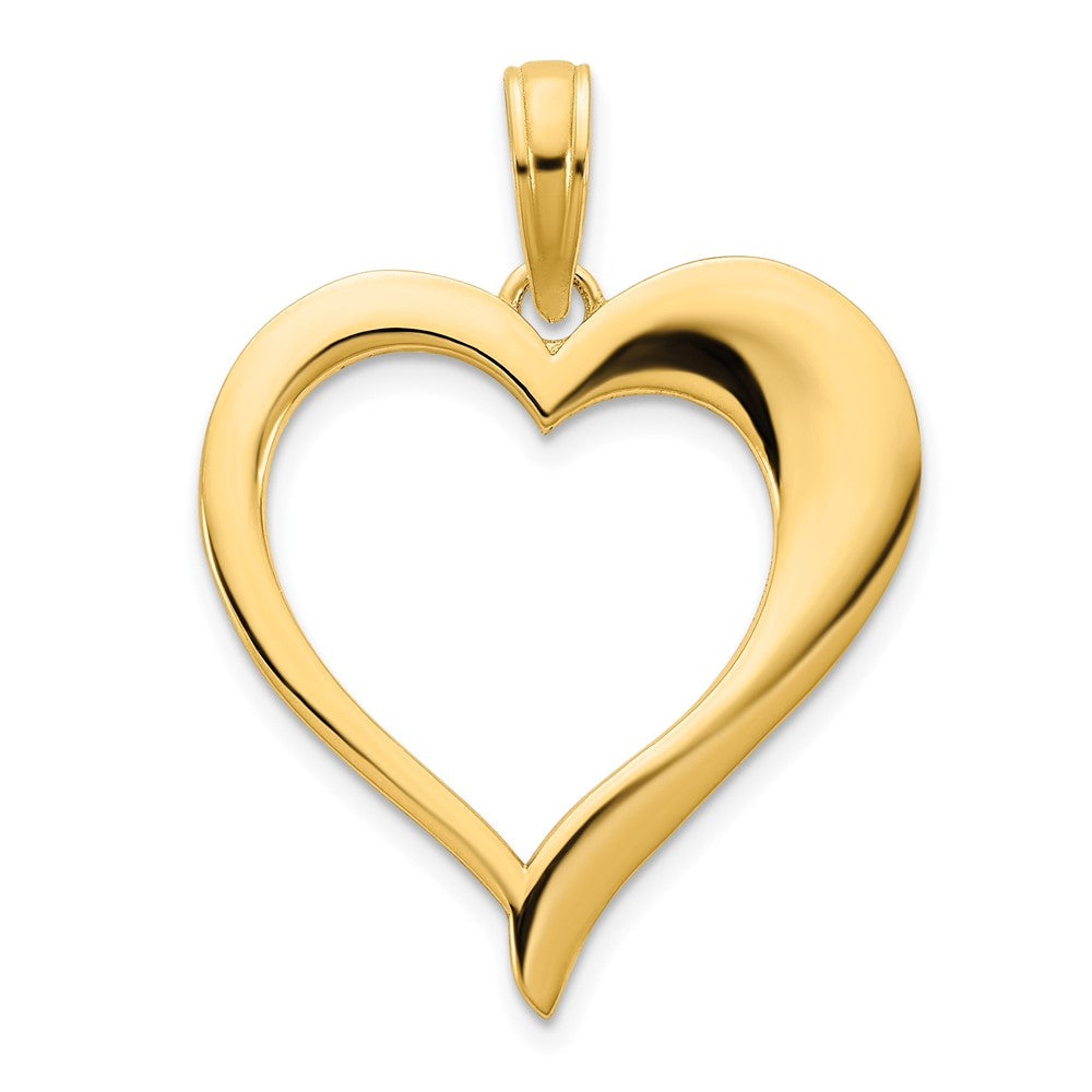 Charlie & Co Jewelry | 14k  Open Heart Pendant - Model D5059