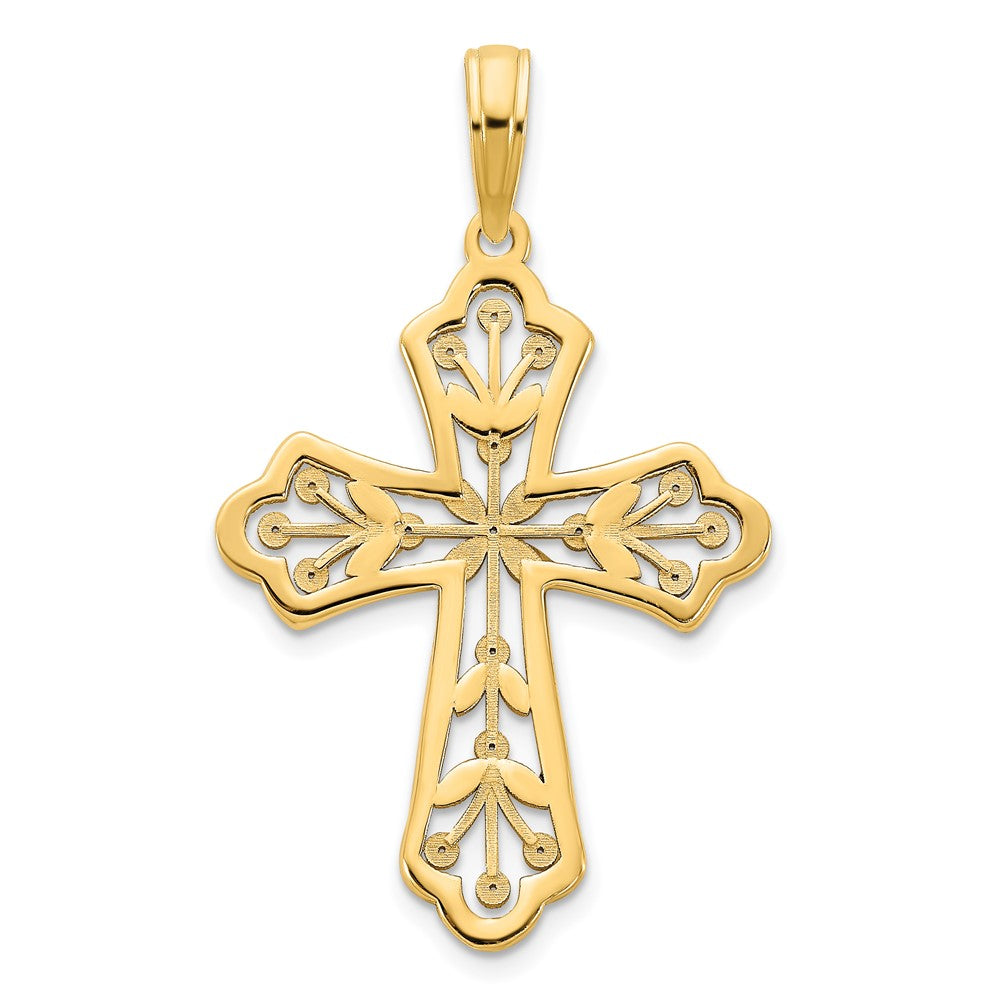 Charlie & Co Jewelry | 14ky Fancy Cross Pendant - Model D5069