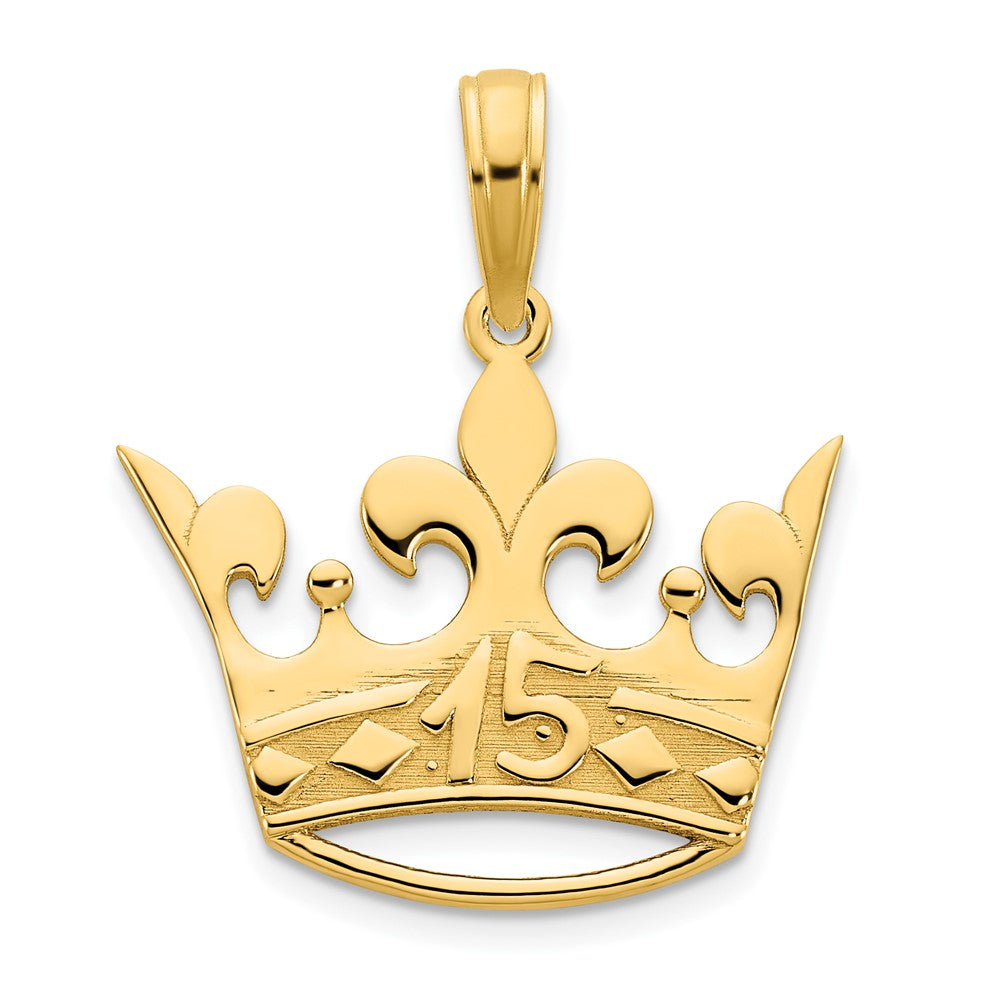Charlie & Co Jewelry | 14k 15 Crown Pendant - Model D5071