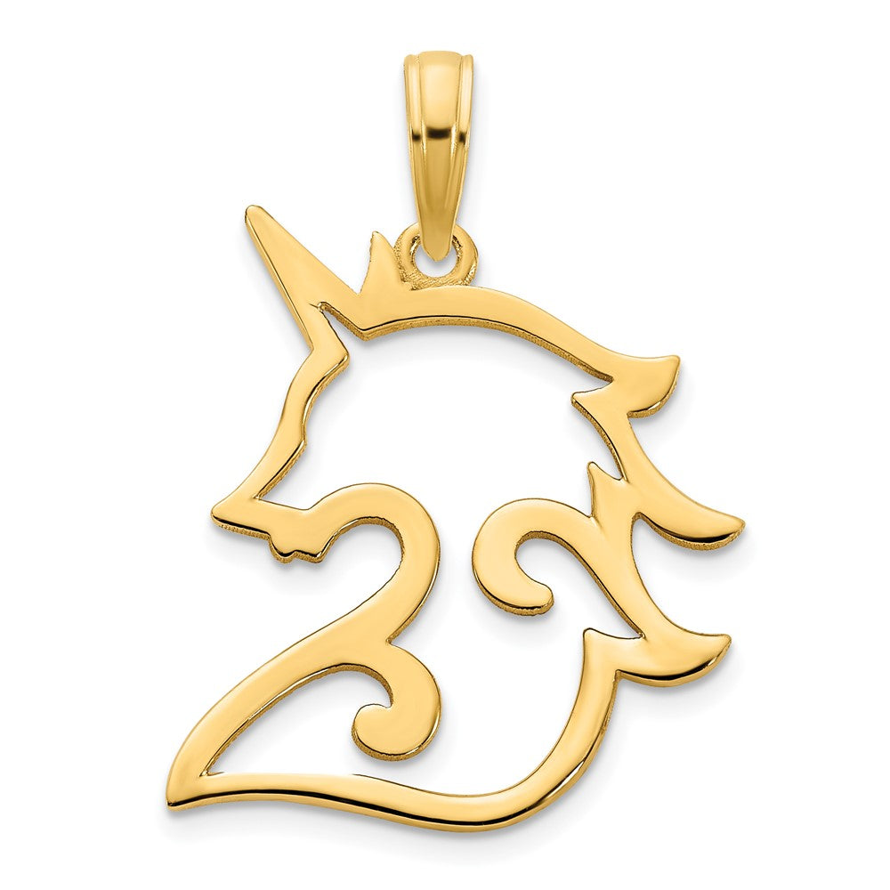 Charlie & Co Jewelry | 14k Unicorn Pendant - Model D5078