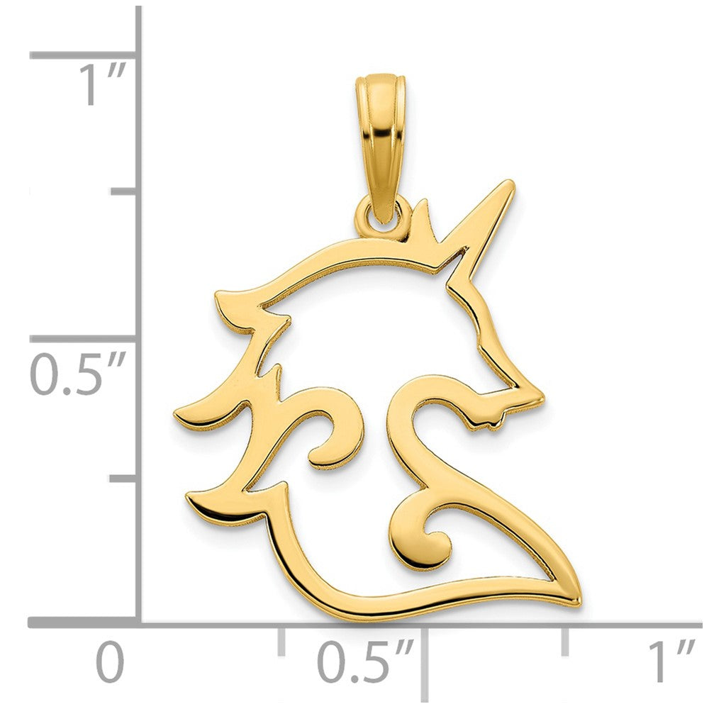 Charlie & Co Jewelry | 14k Unicorn Pendant - Model D5078