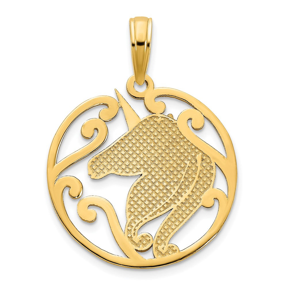Charlie & Co Jewelry | 14k Unicorn Pendant - Model D5080
