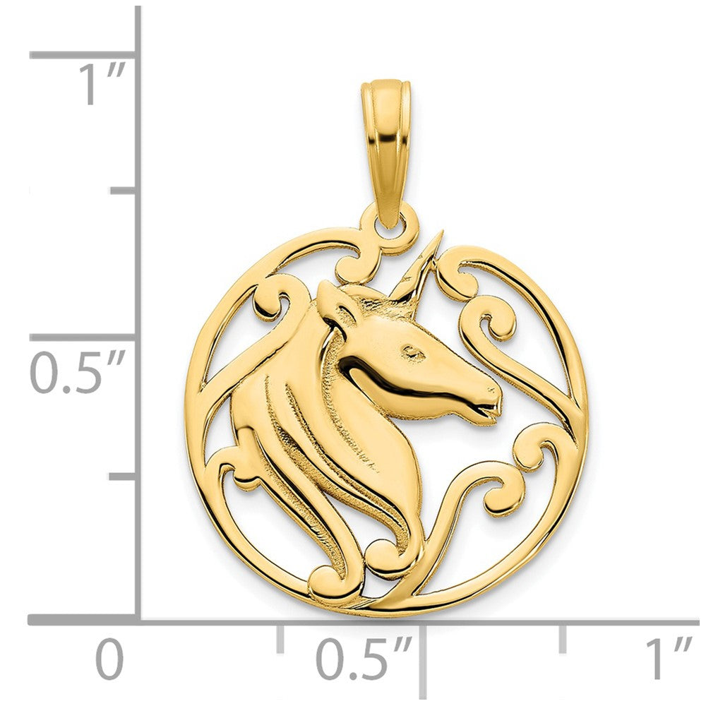 Charlie & Co Jewelry | 14k Unicorn Pendant - Model D5080