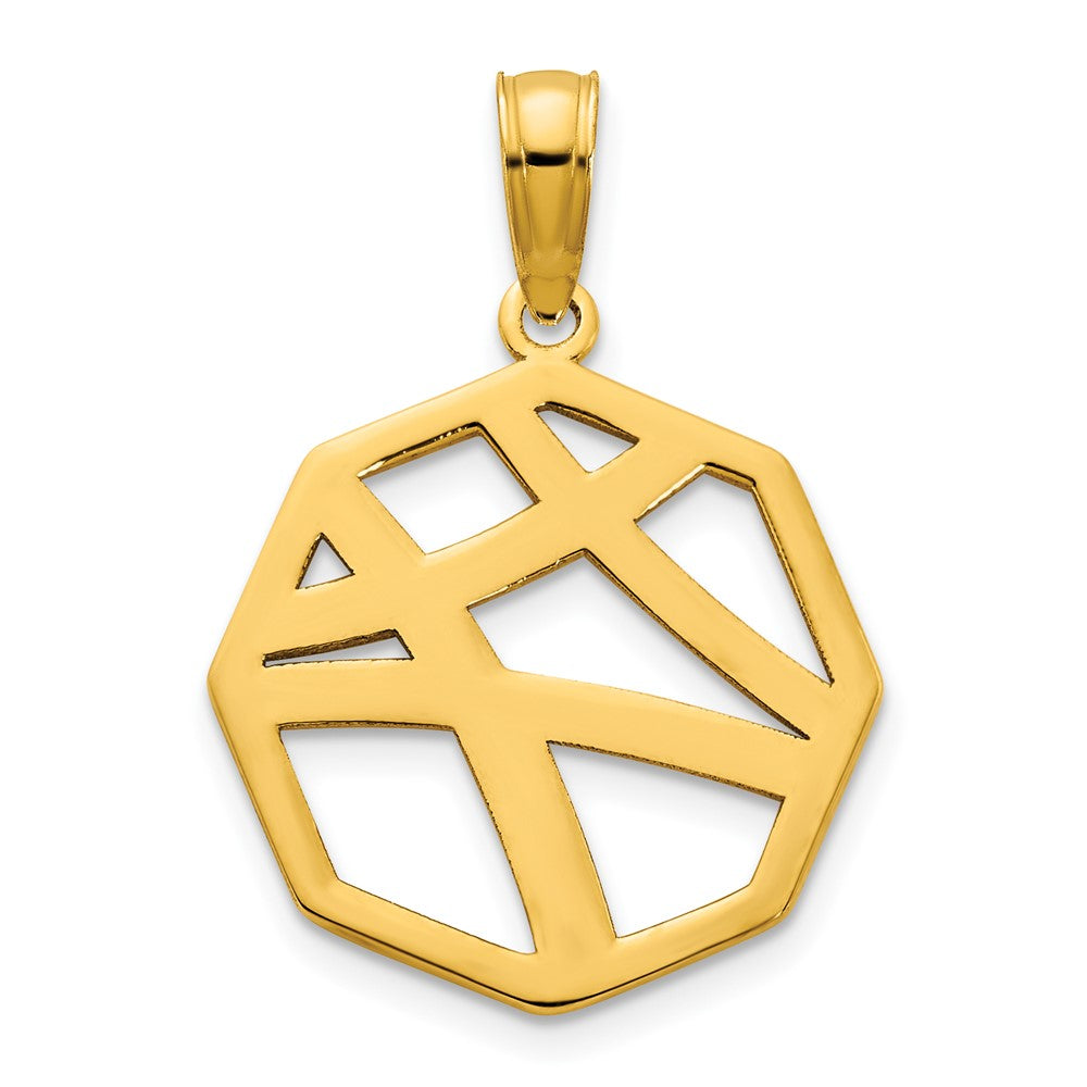 14k Gold Fancy Pendant - Charlie & Co. Jewelry