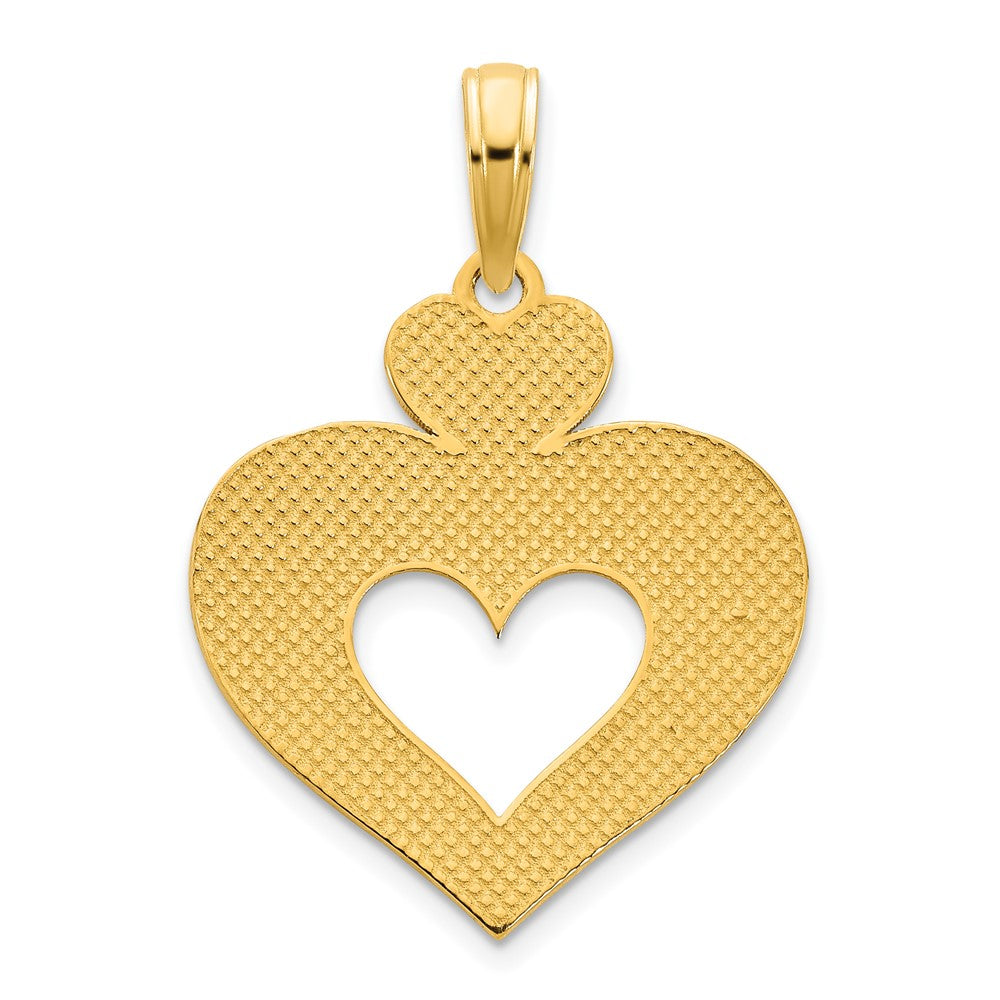 Charlie & Co Jewelry | 14ky Cut Out Heart Pendant - Model D5138