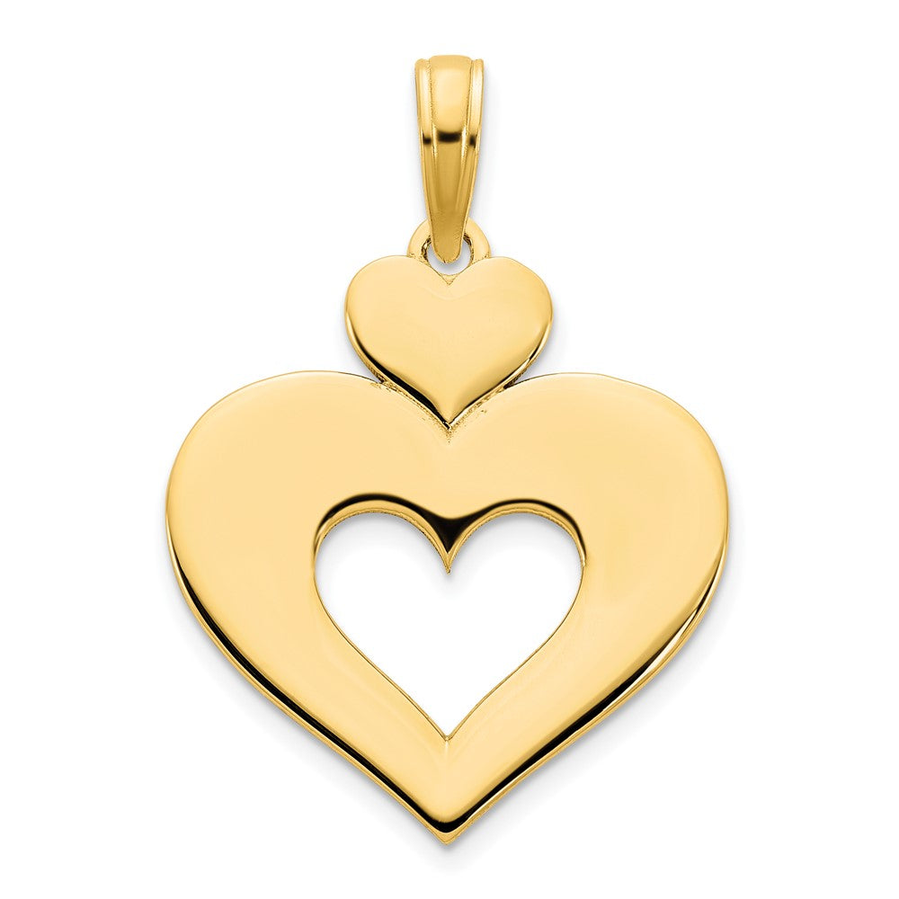 Charlie & Co Jewelry | 14ky Cut Out Heart Pendant - Model D5138