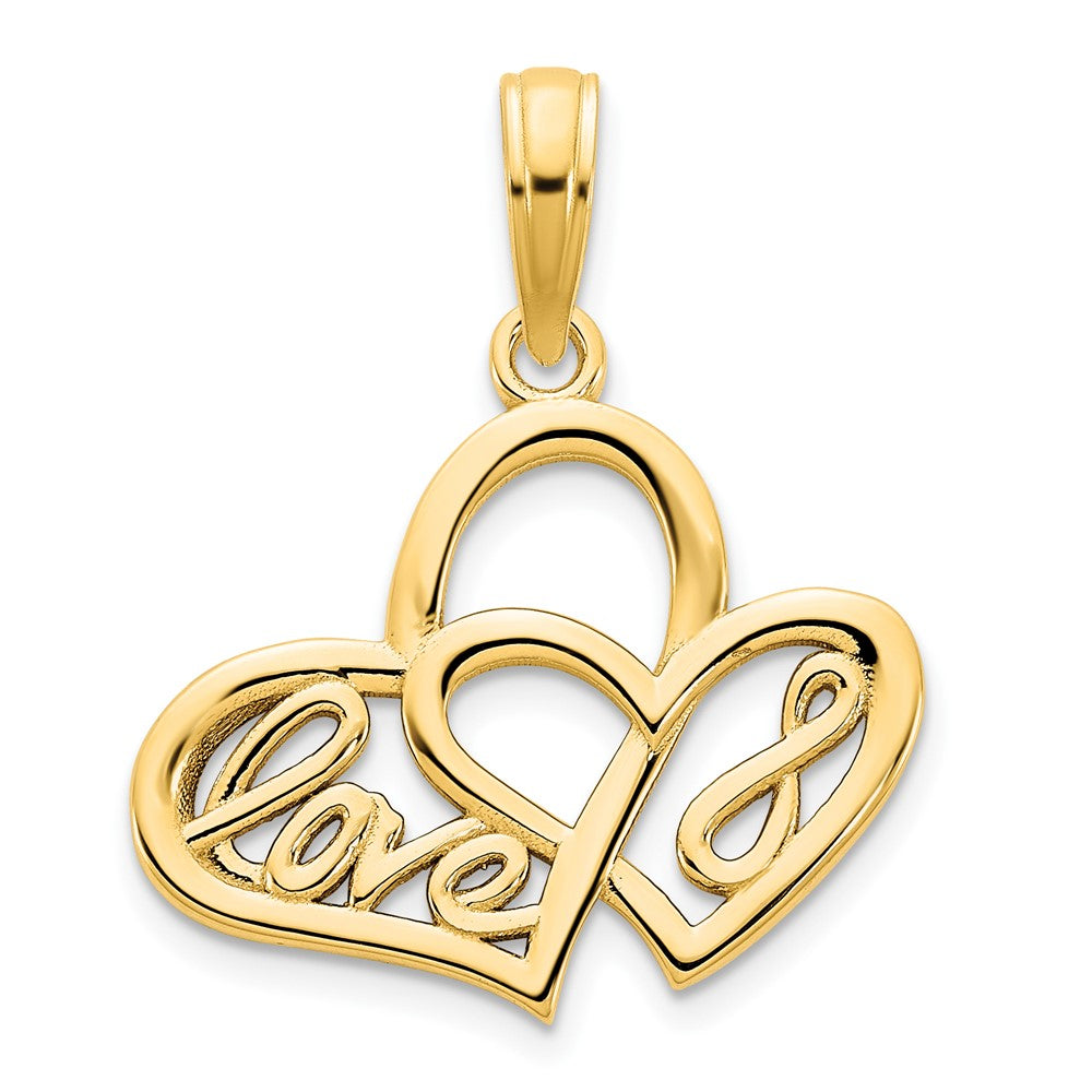 Charlie & Co Jewelry | 14ky Heart Love Infinity Symbol Charm - Model D5172