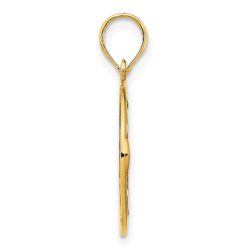 Charlie & Co Jewelry | 14k Claddagh Circle Pendant - Model D5236